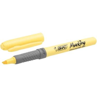 Marcadores Fluorescentes Bic Highlighter Grip/ 4 unidades/