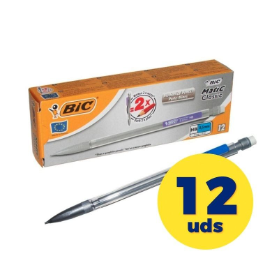 Portaminas con Goma Bic Matic Classic 820958/ HB/ 0.5mm/ 12