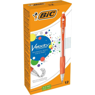 Caja de Portaminas Bic Velocity/ HB/ 0.7mm/ 12 unidades/