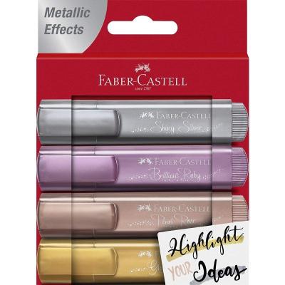 Marcadores Fluorescentes Faber Castell Textliner 46 Metallic