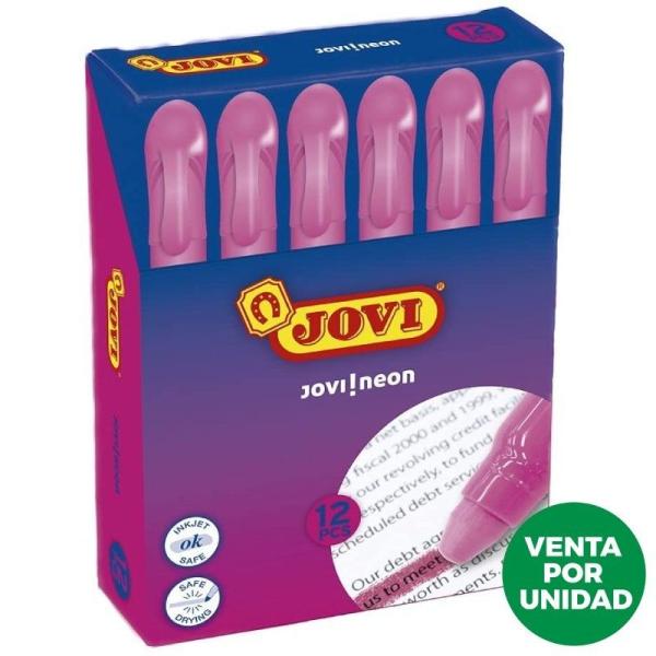 Marcador Fluorescente Jovi Neon 1816/ Rosa