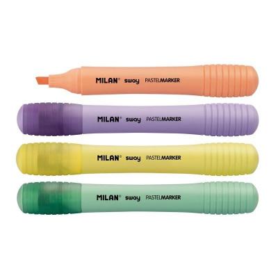 Marcadores Fluorescentes Milan Sway Sugar/ 4 unidades/ Colores