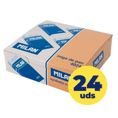 Caja de Gomas de Borrar Milan CNM4024/ 24 unidades