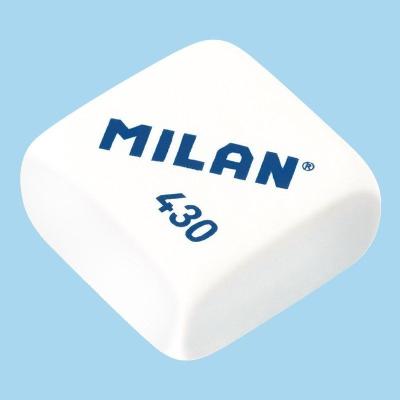 Caja de Gomas de Borrar Milan CMM430/ 30 unidades/ Blanca y Roja