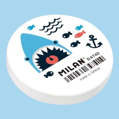 Caja de Gomas de Borrar Milan D4740 Shark Attack/ 40 unidades