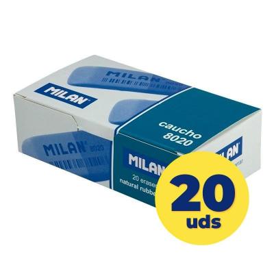 Caja de Gomas de Borrar Doble Intensidad Milan CCM8020/ 20