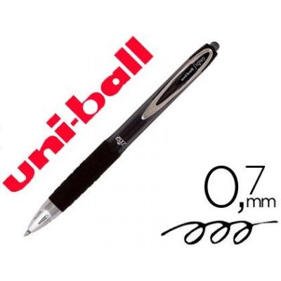 Bolígrafo de Tinta de Gel Retráctil Uni-Ball Signo UMN207/ Negro