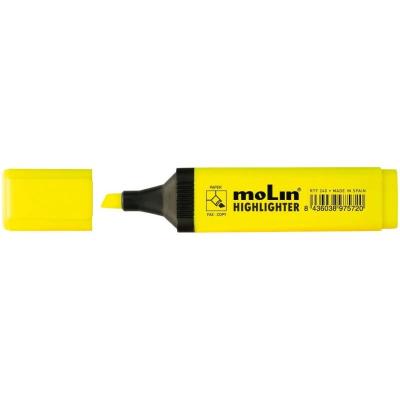 Marcador Fluorescente Molin RTF240-10-1/ Amarillo