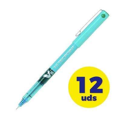 Caja de Bolígrafos de Tinta Líquida Pilot Roller V5/ 12