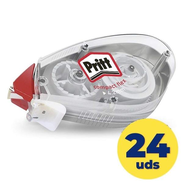 Caja de Correctores de Escritura en Cinta Pritt Compact Flex 2141803/ 4.2m x 10m/ 24 unidades