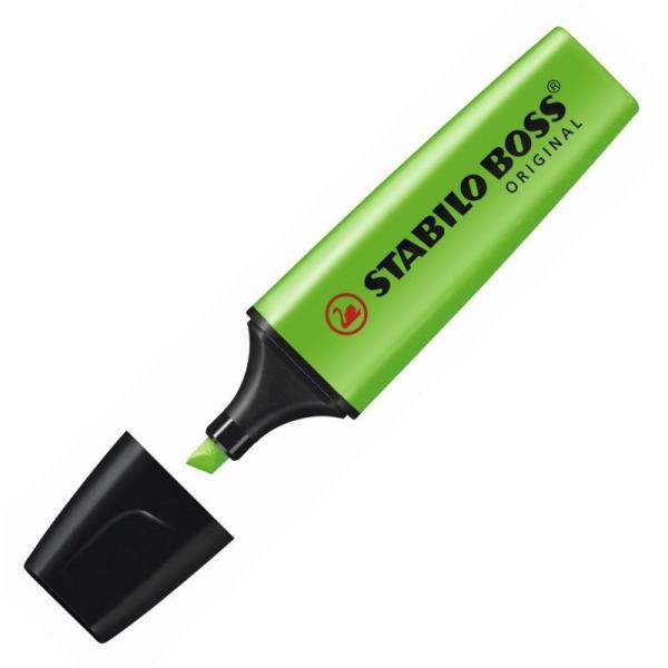 Marcador Fluorescente Stabilo Boss Original/ Verde