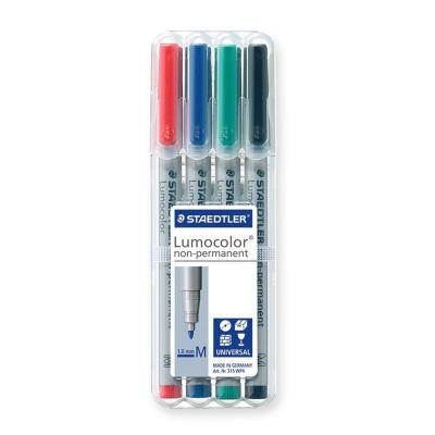 Rotuladores Staedtler Lumocolor 313/ 0.4mm/ 4 unidades/ Colores