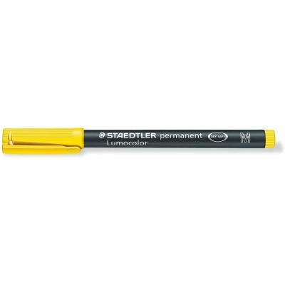 Rotulador Permanente Staedtler Lumocolor 317/ 1mm/ Amarillo