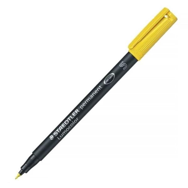 ROTULADOR PERMANENTE PUNTA S 0.4MM - LUMOCOLOR  SUPERFINO - 313 - AMARILLO - STAEDTLER