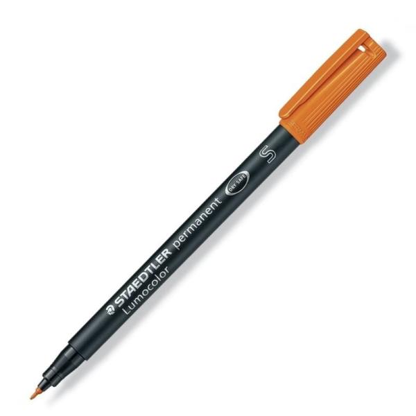 ROTULADOR PERMANENTE PUNTA S 0.4MM - LUMOCOLOR  SUPERFINO - 313 - NARANJA - STAEDTLER