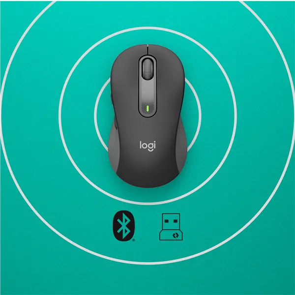 Ratón Inalámbrico por Bluetooth Logitech Signature M650 L/ Hasta 2000 DPI