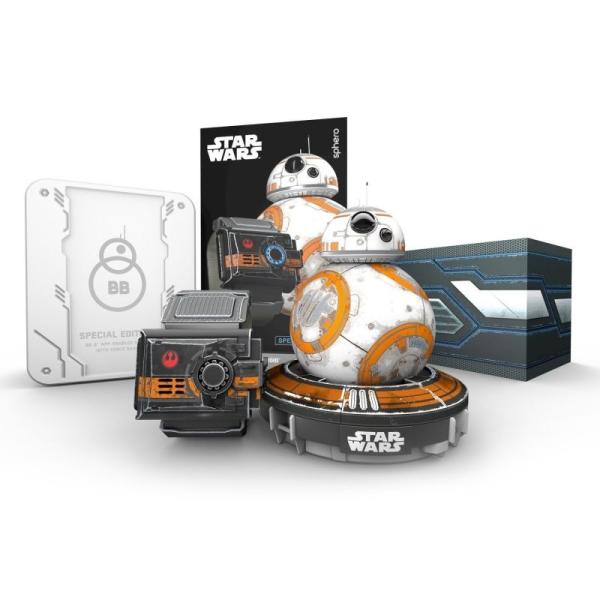 ROBOT ELECTRÓNICO SPHERO STAR WARS BB-8 CON PULSERA FORCÉ BAND - CONEXIÓN BLUETOOTH - BATERÍA - BASE CARGA INDUCCIÓN - APP ANDRO