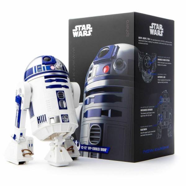 ROBOT ELECTRÓNICO SPHERO STAR WARS R2-D2 - LEDS FRONTALES Y TRASEROS - BT - ALTAVOZ - BATERÍA - APP COMPATIBLE ANDROID/IOS