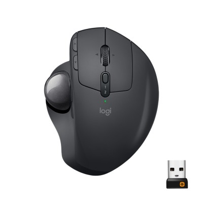 Ratón Trackball Inalámbrico Logitech MX ERGO/ Batería