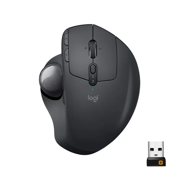 Ratón Trackball Inalámbrico Logitech MX ERGO/ Batería recargable/ Hasta 2048 DPI