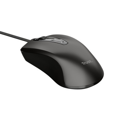 Ratón Trust Basics Wired Mouse/ Hasta 1200 DPI