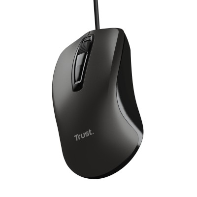 Ratón Trust Basics Wired Mouse/ Hasta 1200 DPI