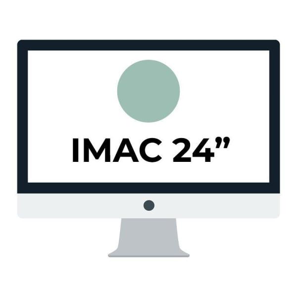 Apple iMac 24' Retina 4.5K/ Chip M1 CPU 8 Núcleos/ 8GB/ 256GB/ GPU 8 Núcleos/ Verde