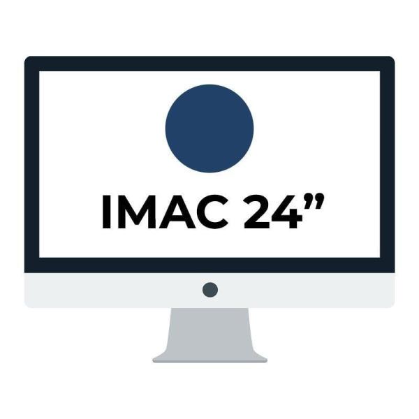 Apple iMac 24' Retina 4.5K/ Chip M1 CPU 8 Núcleos/ 8GB/ 256GB/ GPU 8 Núcleos/ Azul