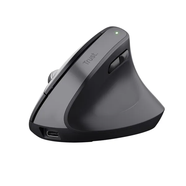 Ratón Ergonómico Inalámbrico por Bluetooth Trust Bayo+/ Batería Recargable/ Hasta 2400 DPI