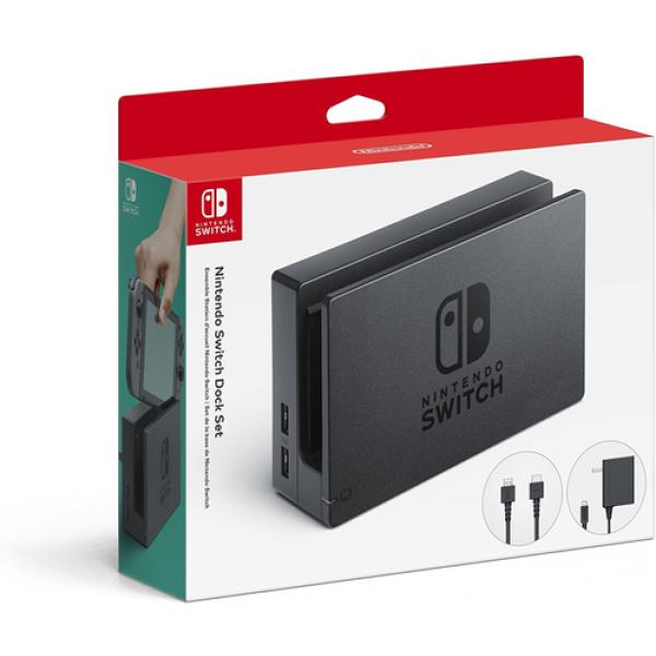 Nintendo Switch Set Dock/ Base + Adaptador Corriente + HDMI