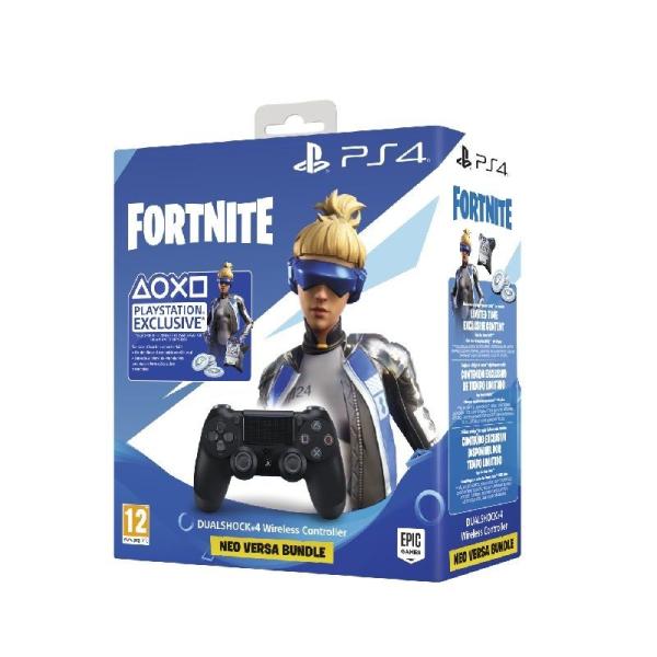 MANDO SONY DUAL SHOCK 4 NEGRO V2 + VOUCHER FORTNITE 2019