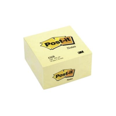 NOTAS ADHESIVAS POST-IT CUBO 76 X 76 MM. 