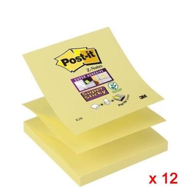 Notas Adhesivas 3M Post-It Super Sticky Z-Notas R330/ 7.6 x