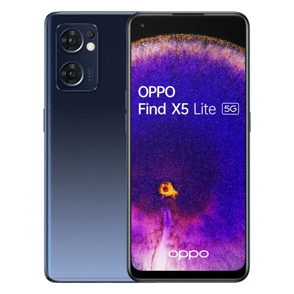 Smartphone Oppo Find X5 Lite 8GB/ 256GB/ 6.43'/ 5G/ Negro Estrellado