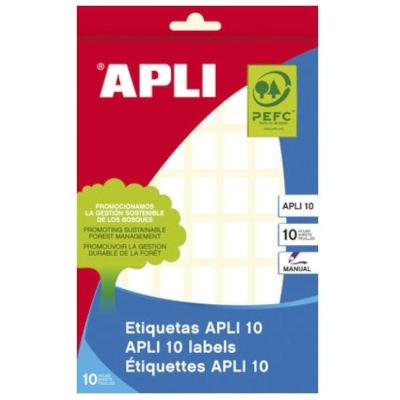 Etiquetas Adhesivas Apli 01640/ 19 x 27mm/ 10 Hojas