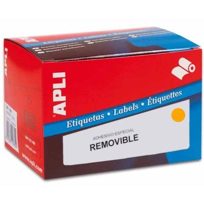 Etiquetas Adhesivas en Rollo Apli 10085/ 12 x 18mm/ 3360 uds/