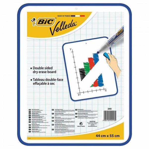 Pizarra Bic Velleda 245 Double Side/ 44 x 55cm