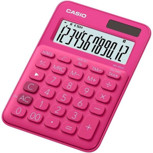 Calculadora Casio MS-7UC/ Roja