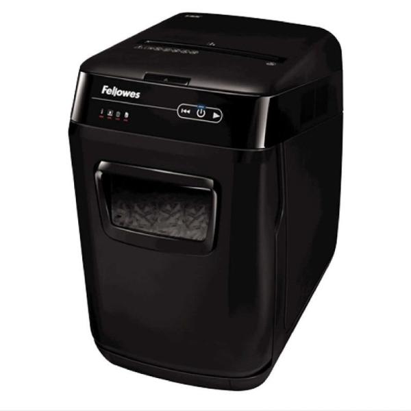 DESTRUCTORA AUTOMATICA FELLOWES AUTOMAX 130C - HASTA 130 HOJAS AUTOMÁTICO / 8 MANUAL - CORTE EN PARTÍCULAS 4*51MM - PAPELERA CAP