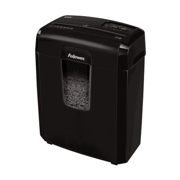 Destructora Fellowes 8MC/ Microcorte de 3 x 10mm/ Negra