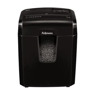 Destructora Fellowes 8MC/ Microcorte de 3 x 10mm/ Negra