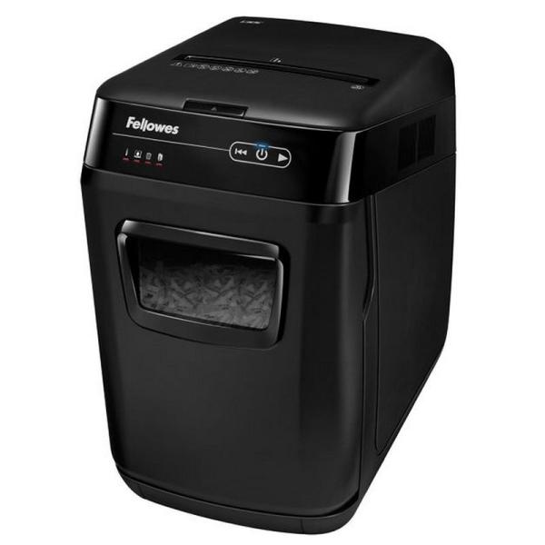 DESTRUCTORA AUTOMÁTICA FELLOWES AUTO-MAX 200C - ANTIATASCOS - BOLSA DE RESIDUOS - PAPELERA CAPACIDAD 32 LITROS