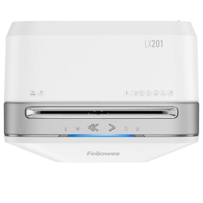 DESTRUCTORA FELLOWES LX201 BLANCA - CORTE EN PARTÍCULAS 2*12MM