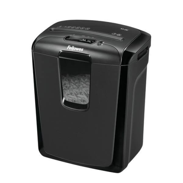 Destructora Fellowes M-8C/ Corte en Partículas de 4 x 37mm/ Negra