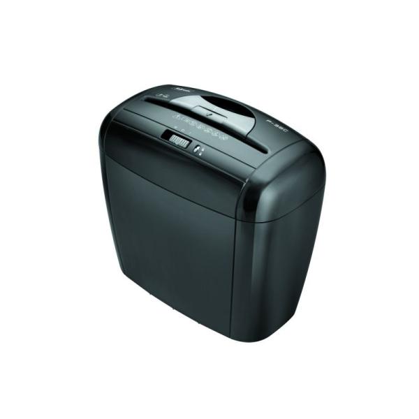 DESTRUCTORA FELLOWES NEGRA P-35C - CORTE EN TIRAS HASTA 5 HOJAS - PAPELERA CAPACIDAD 12 LITROS - CORTE EN PARTÍCULAS 4*40MM - SE