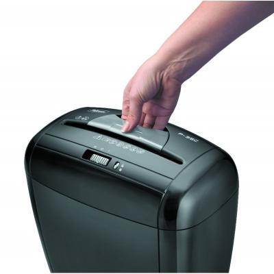 DESTRUCTORA FELLOWES NEGRA P-35C - CORTE EN TIRAS HASTA 5 HOJAS