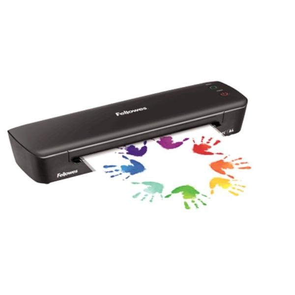 Plastificadora Fellowes Arc A4/ hasta A4 y 80 Micras/ Negra