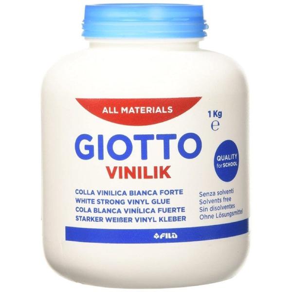 Cola Giotto Vinilik 543000 para Manualidades/ 1kg/ Blanca