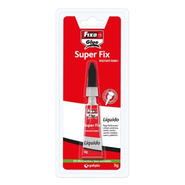 Pegamento en Tubo Grafoplás Fixo Glue Super Fix/ 3g