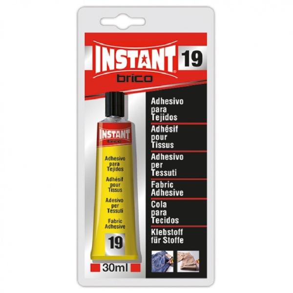 Pegamento en Tubo para Tejidos Instant Brico 16690/ 30ml